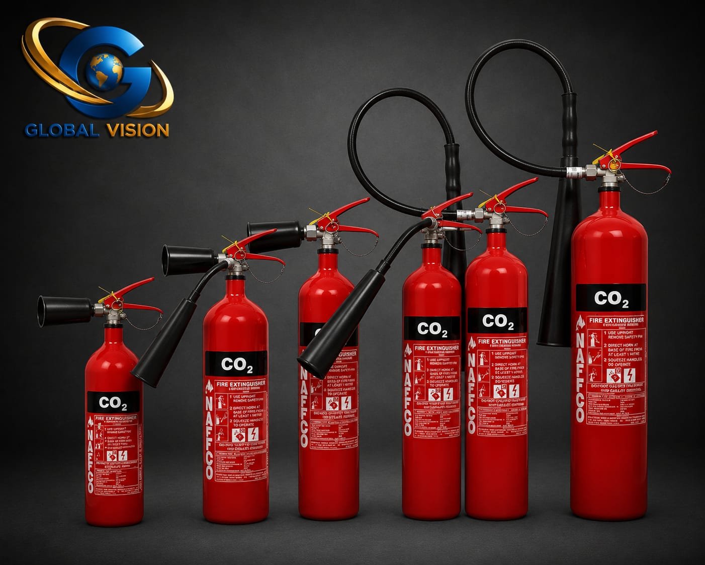 طفايات يدوية ثاني أكسيد الكربون CO2