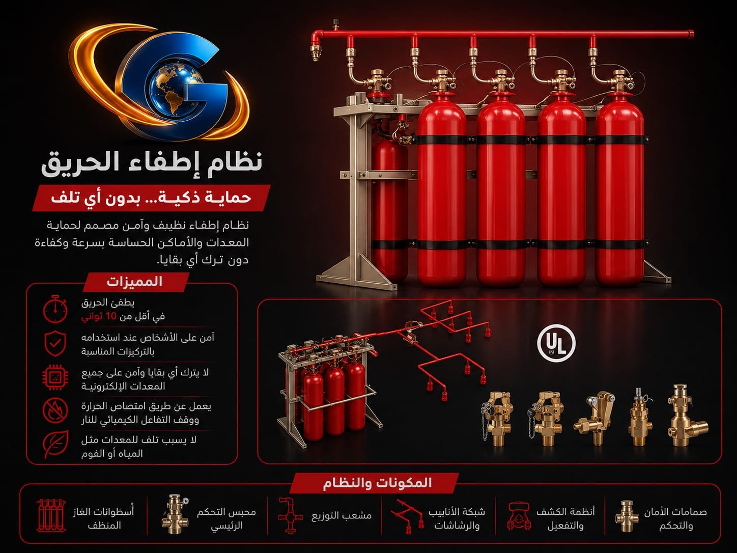 أسطوانات الغمر الكلي بغاز ثاني أكسيد الكربون CO2