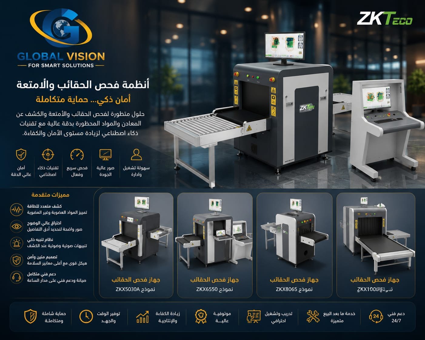 أجهزة الكشف عن الشنط والحقائب X Ray Bag